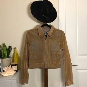 Vintage Guess Denim and Suede Jacket